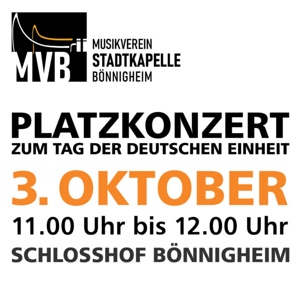 Platzkonzert am 3. Oktober 2023