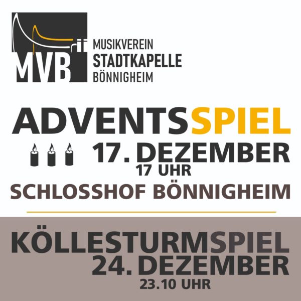 Adventsspiel und Köllesturmspiel